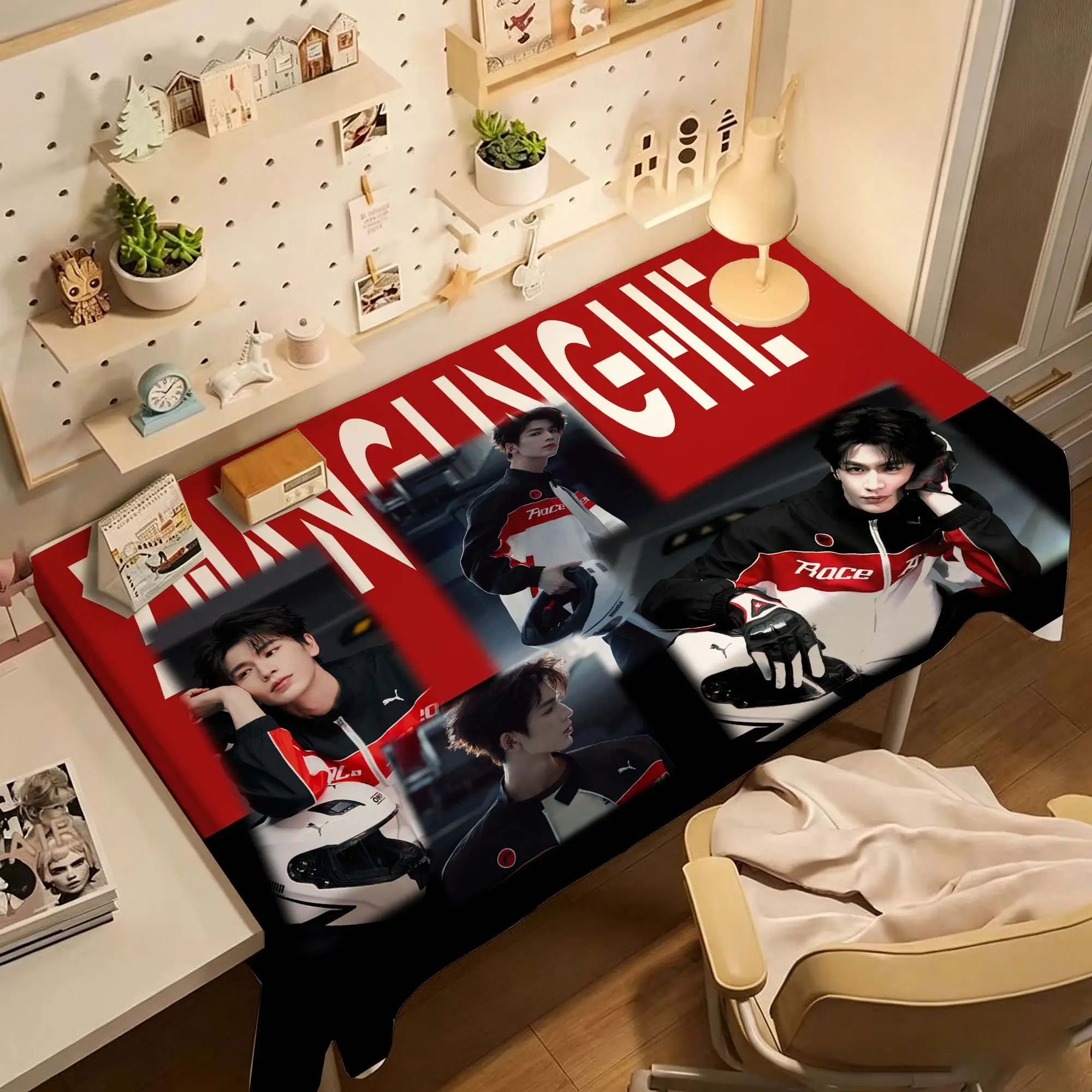 Zhang Linghe Dust Resistant Tabletop Fabric Cover Multi-purpose Dressing Vanity Desk Decor Cloth Gift