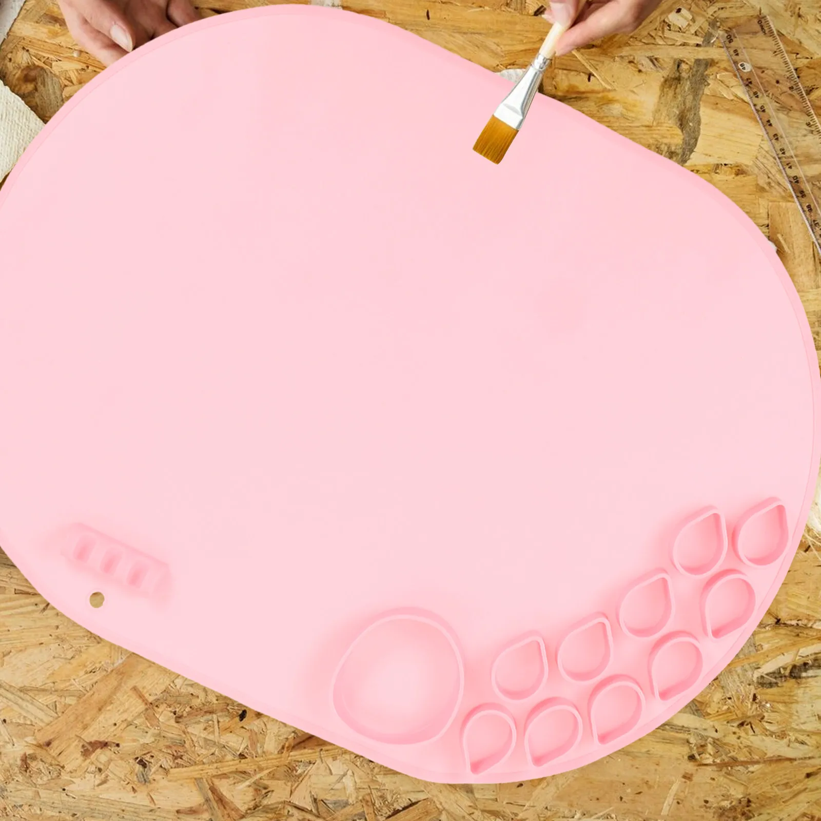 

Silicone Painting Mat Silicone Craft Mat Nonstick Multipurpose Pad for DIY Art Paint Watercolor Resin Clay Jewelry Crafts