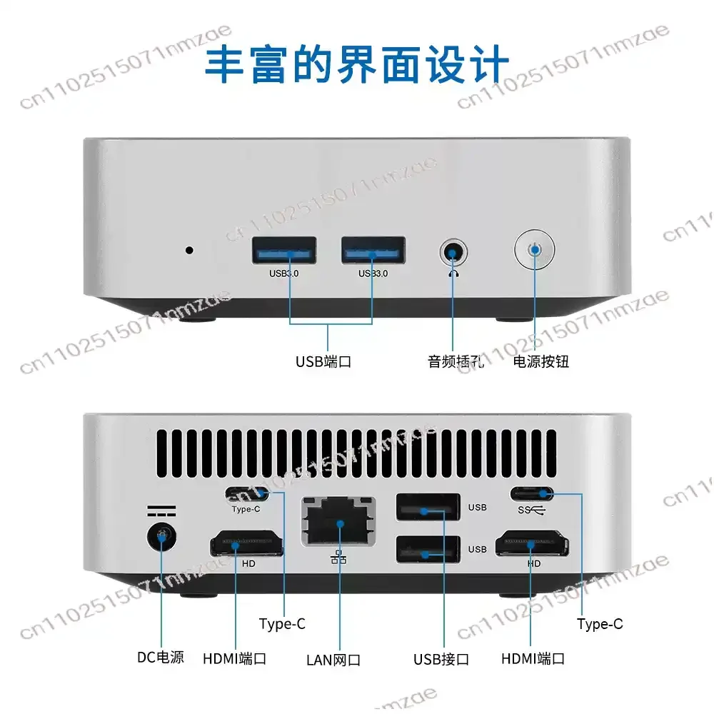 New Mini Host N3700 Quad Core Business Office Home Entertainment Desktop Mini Computer