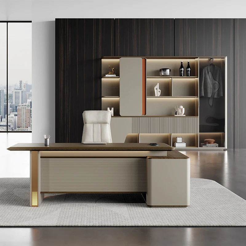 

New Arrival Modern Office Furniture Executive Office Desk Luxury CEO Manager Presidential Executive Office Table