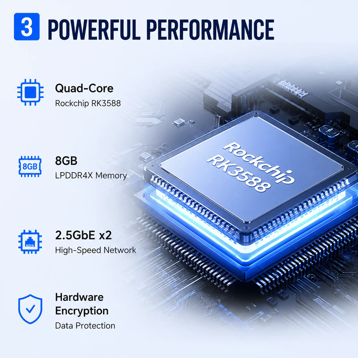 UGREEN DH4300 Plus NAS AI Storage Server 3TB 4TB 6TB 8TB 9TB 12TB 16TB RK3588 8GB LPDDR4X 4-Bay SATA HDD SSD 2.5GbE NFC Plex Jellyfin Personal Cloud