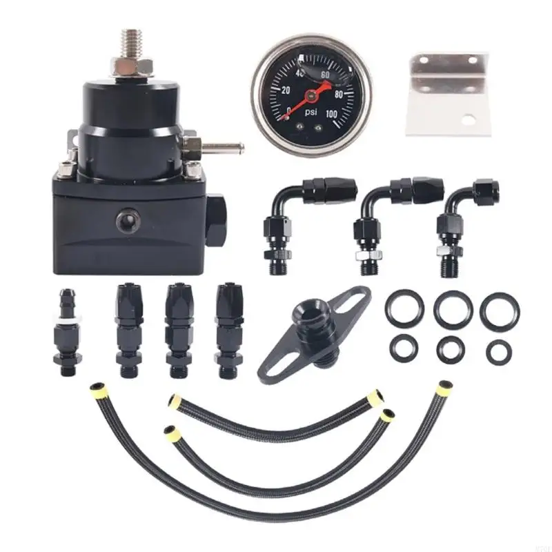 

M76E Automotive Coal Pressure Regulator 0 100 PRESSURE Measure Consistent EFI Systems Gas/E85 Coal For Strengthened Engine