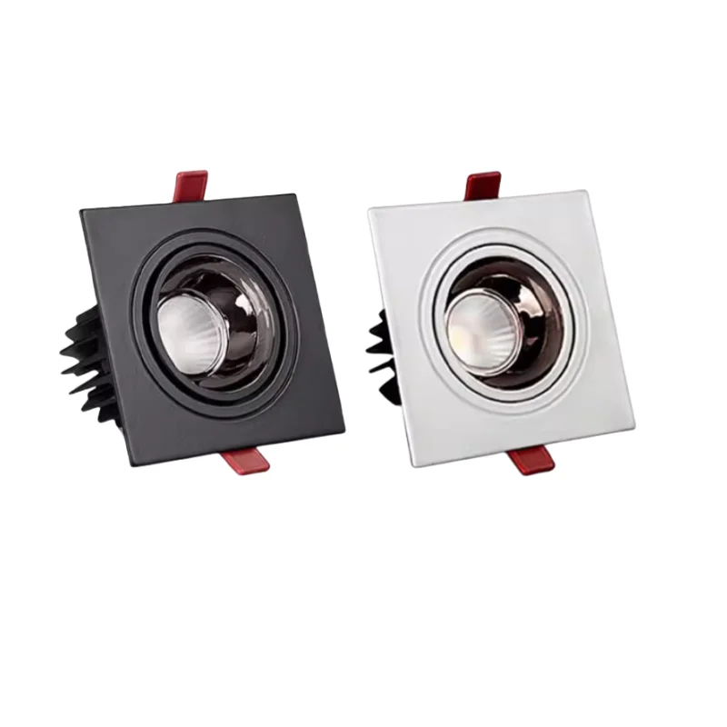 

Led Downlight Square Dimmable cob Spot 5w 7w 10w 20w AC85-265V ceiling recessed Indoor Lighting