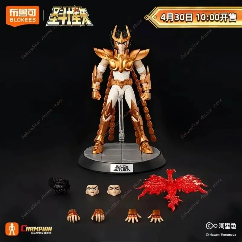 

【In Stock】Blokees 1/12 Saint Seiya Champion Class Gemini Saga Phoenix Ikki Assembly Model Action Figure Boy Gift Toy