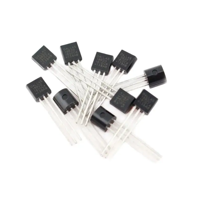 5/10PCS DS18B20 Temperature Sensor Chip For Arduino 18B20 TO-92 Programmable Digital Thermometer Sensor