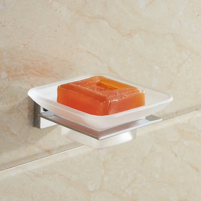 

Vidric Chrome/Gold Soap Dishes,Bathroom Accessories Soap Holder Wall Mounted Soap Case Home Decoration
