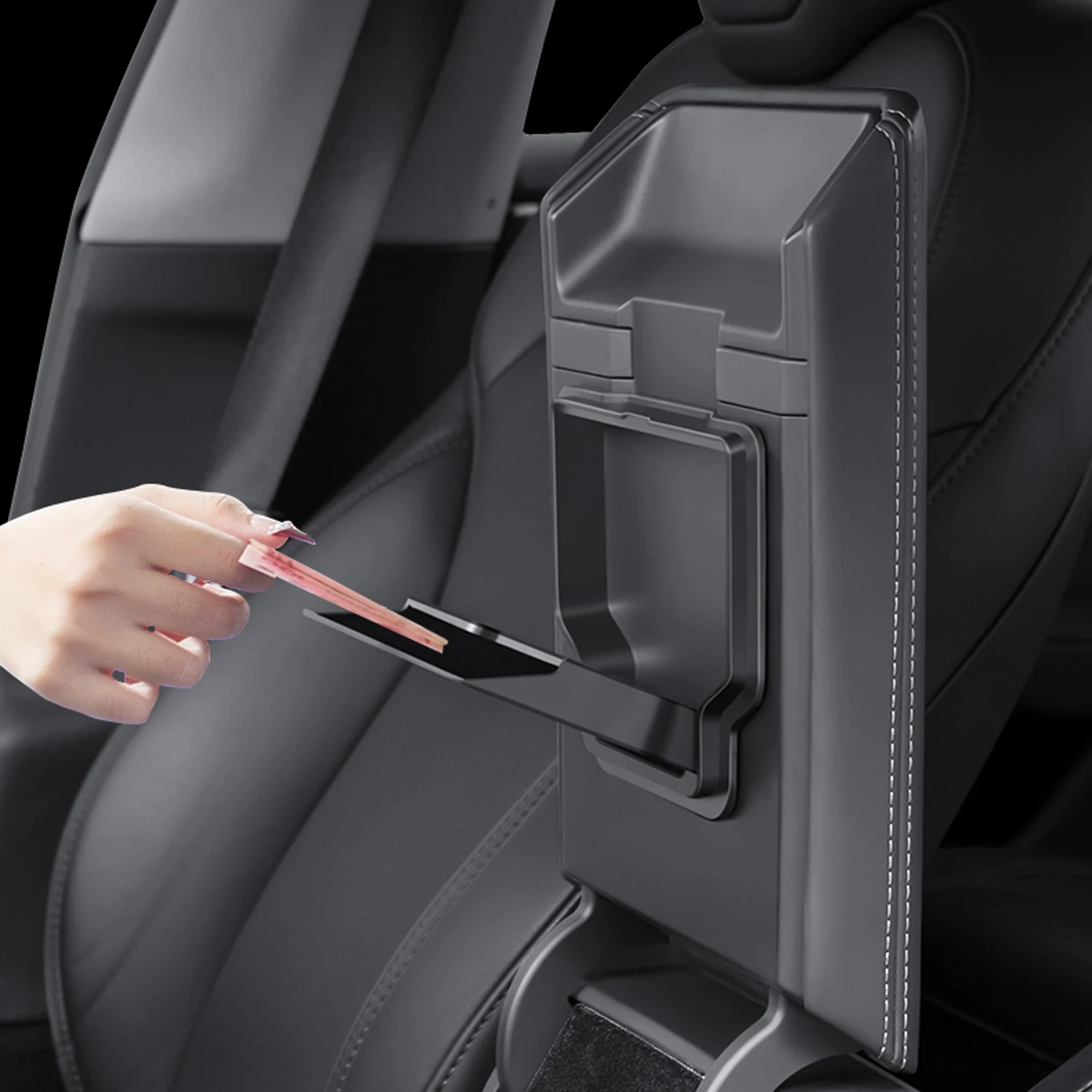 For Tesla Model Y 2025 2026 Car Accessories ABS Console Storage Glove Box Holder Tray - view 4