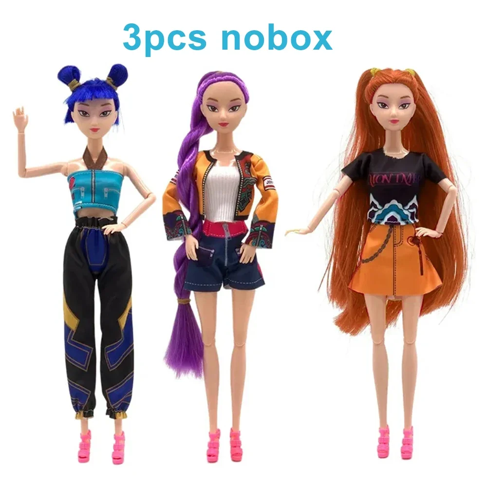 ألعاب الدمى الساخنة Kpop شيطان الصيادين عمل الشكل رومي ميرا زوي الأميرة الجميلة لتقوم بها بنفسك لعبة بلاستيكية للفتيات #4