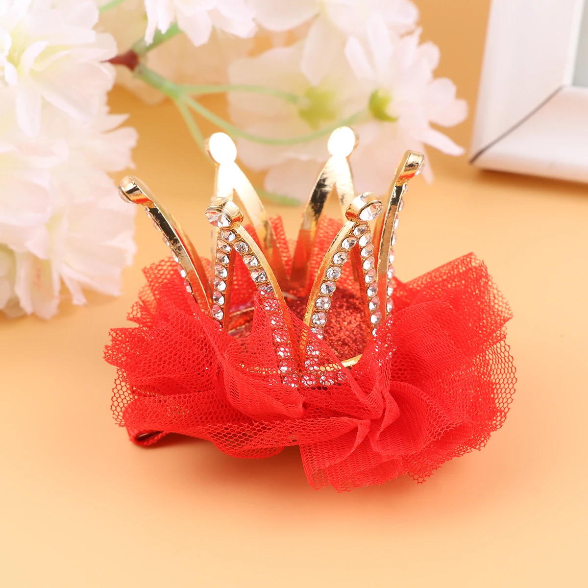 

Crown Hair Clips Rhinestone Bang Clip for Girls Kids Bobby Pin Durable Material Fashion Design Hair Accessories