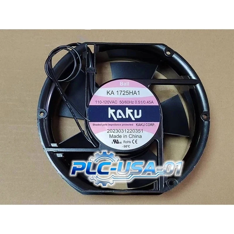 

A+1PCS Brand for New KAKU KA1725HA1 AC110V 0.51A Metal Fan Deliver quickly