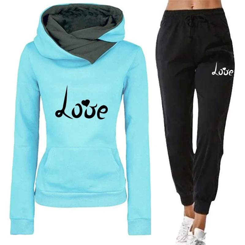 

Качественные толстовки с капюшоном на открытом воздухе, осень-зима, женские спортивные костюмы, повседневные спортивные штаны с принтом, удобные повседневные спортивные штаны для бега, женская мода