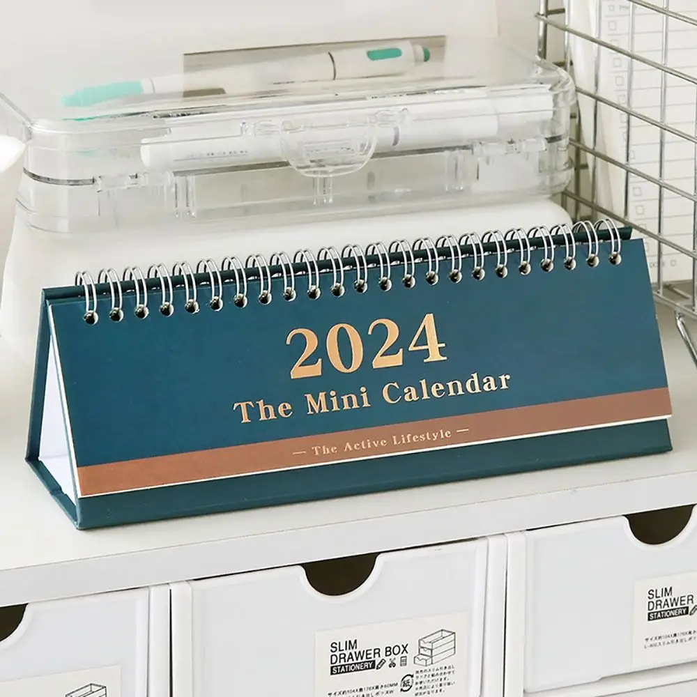 Monthly Planner 2024 Calendar High-quality Memo Itinerary Note Schedule Calendar Self Discipline Desktop Calendar Office