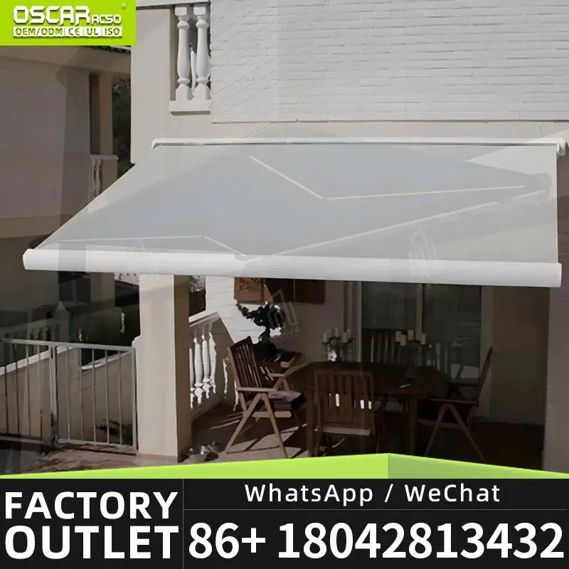 

4x3 Meter Folding Outdoor Sun Shade Electric for Patio Garden Terrace Retractable Awning