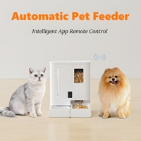 Automatic Pet Water Fountain Feeder 2 IN 1 with Camera For Cat Dog App Wifi Remote Smart Food Water Dispenser Dog Treat Feeder