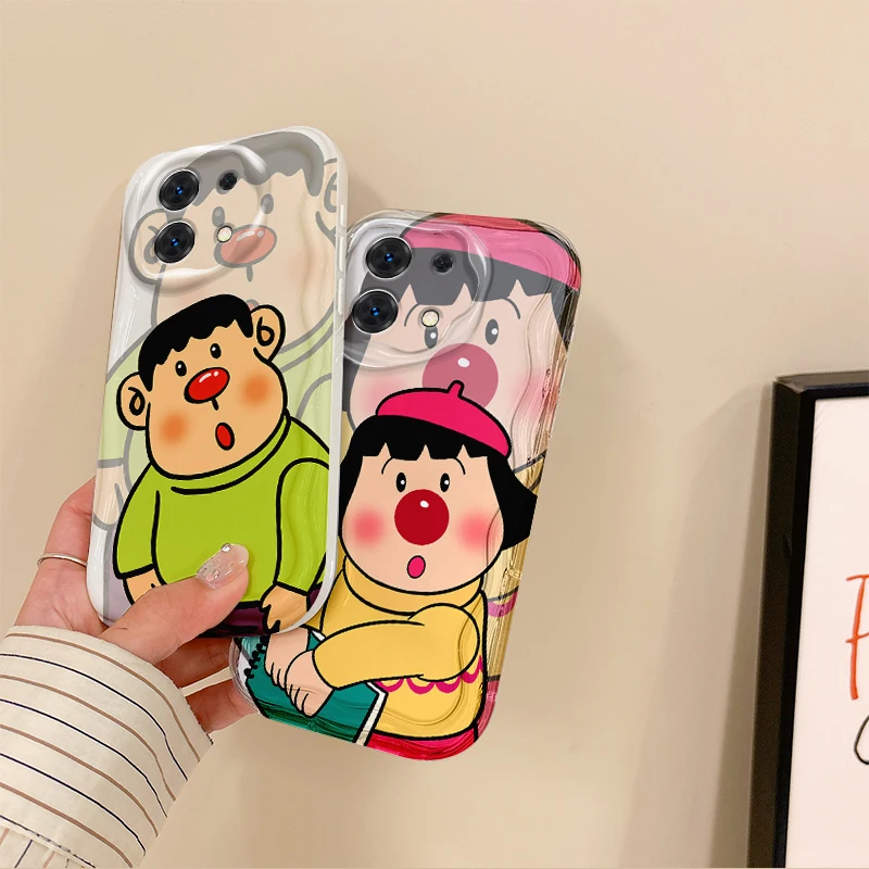 Adorkable Doraemon Big G Couple Phone Case For Redmi Note 13 12 11 ProPlus 10 9 Pro 14C 13C 12C 10C A4 K70 Soft Shockproof Cover