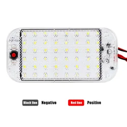 1PC 12V 24V LED Car Reading Light High Brightness 48LED Interior Cab Lamp Trunk Lighting Car Trunk Light Caravan Motorhome Light