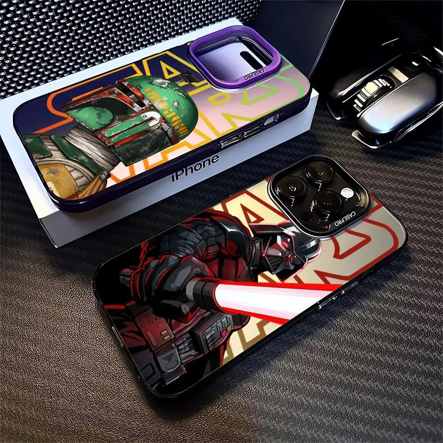 Star Mandalorians W-Wars Phone Case for Samsung Galaxy S25 S24 S23 S22 S21 S20 Note20 FE Ultra Plus 4G 5G Anti Fall Matte Cover