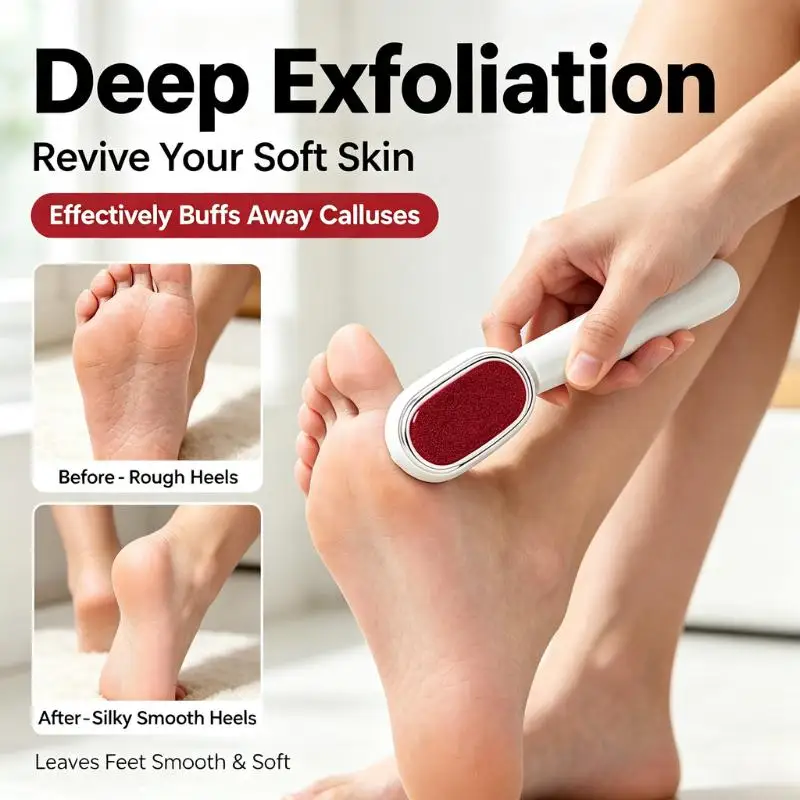 Double Sided Foot File Dead Skin Remover Pedicure Tool For Heel Callus Cracked Skin Professional Feet Care Scrubber Home Use