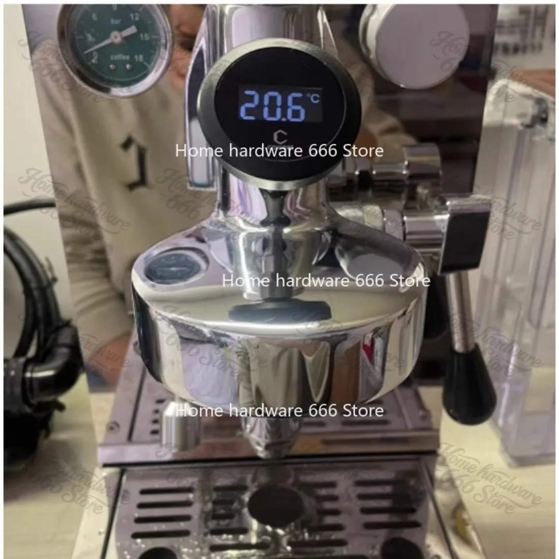 Image of Neue Modelle E61 Thermometer Espressomaschine für halbautomatische Kaffeemaschine Kochkopfteile