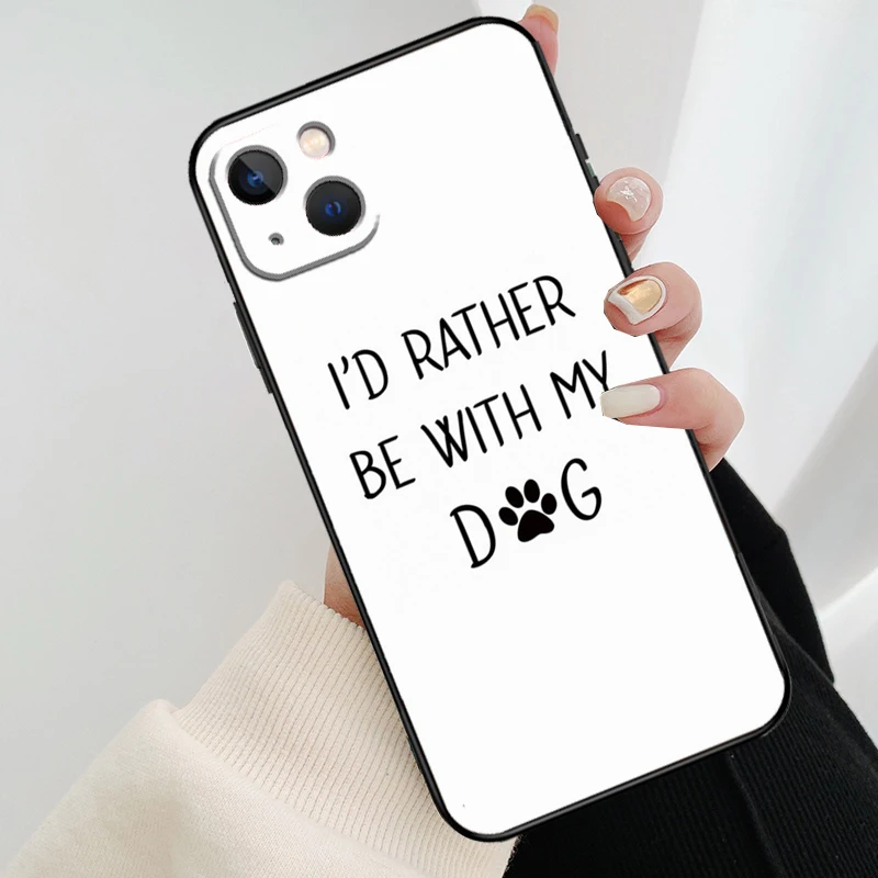 Animal Dog Paw Prints Phone Case For iPhone 13 12 11 14 Pro Max Mini X XR XS Max 6S 7 8 Plus Shockproof Soft Case