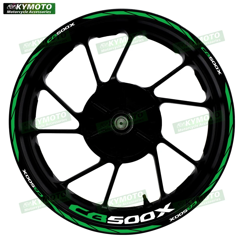 For Honda CB500X CB 500X motorcycle accessories 17 inch front and rear wheel decals hub modified reflective wheel rim stickers
