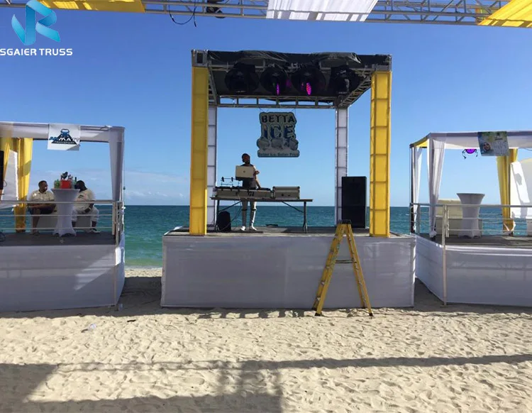 Top Quality DJ Truss Aluminum Display Structure Events Aluminum Frame Spigot Bolt Truss Stage Truss System