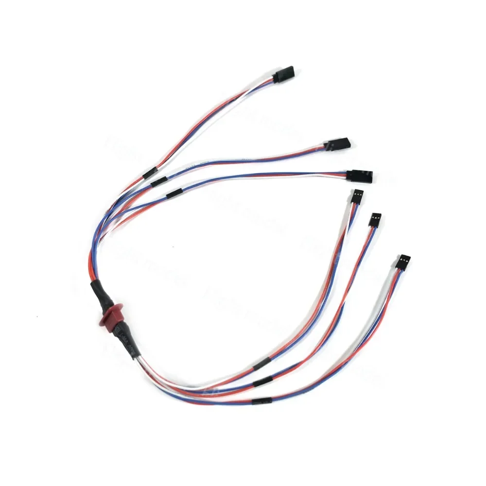 MPX 8 Pin Multi-Wire Servo Extension Plug 2 Wire 3Wire Version Male Femal Plug 100AWG For RC Airplane Model Aircraft