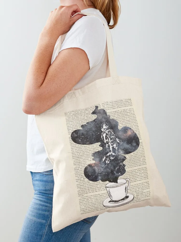 

A Cup of Dreams - Astronaut/Universe Tote Bag Shopping bags Candy bags Large bags for women tote cloth