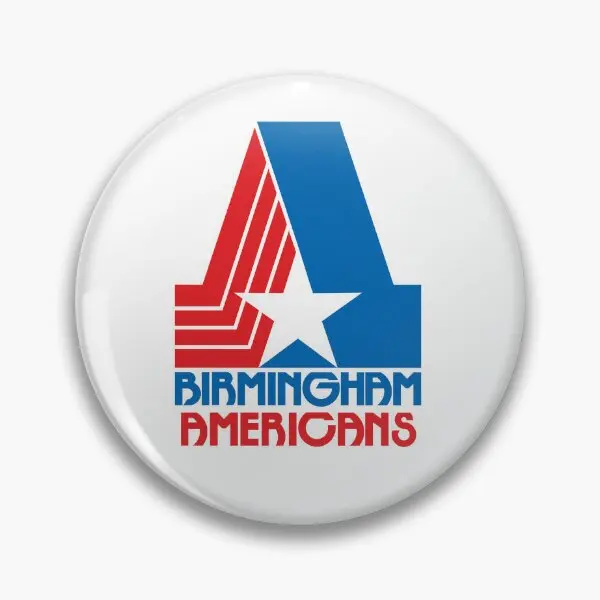 Wfl Birmingham Americans  Soft Button Pin Badge Hat Women Clothes Decor Creative Brooch Lapel Pin Fashion Jewelry Cute Metal