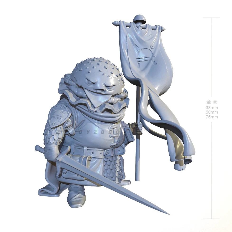 38mm 50mm 75mm Resin model kits figure colorless and self-assembled 3D Printing  TD-6744/3D