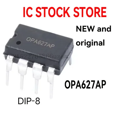 10PCS New and Original  DIP-8 OPA627A POPA627B  OPA627 Precision High-Speed Difet OPERATIONAL AMPLIFIERS OPA627AP OPA627BP