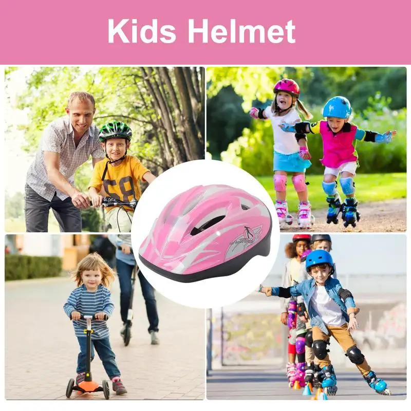 Adjustable Kids Bicycle Helmets Lightweight Breathable Safety Helmets For Bike Skate Scooter Incline Skating 자전거 헬멧