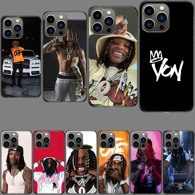 

Противоударный чехол Raper K-King Von из ТПУ для iPhone 16E, 15 Pro, 14 Plus, 17E, 16, 17 Pro Max, Air, 11, 12, 13 Mini – милый дизайн