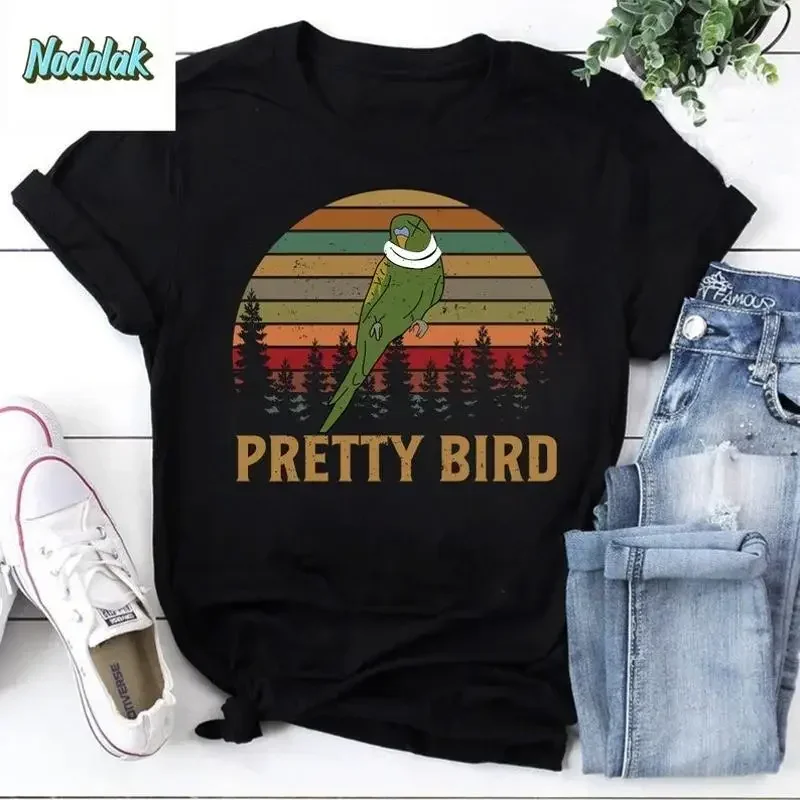 Pretty Bird Dumb And Dumber Parrot Vintage T-Shirt Funny D