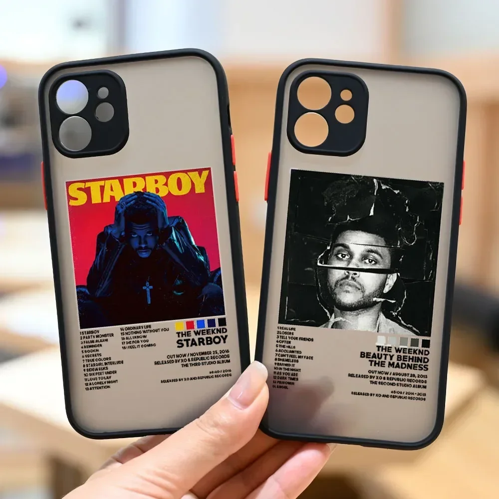 The Weeknd Minimalist Poster Phone Case for IPhone 15 14 13 12 11 16 Pro Max Mini XR X XS MAX Plus Shockproof Matte Cover Fundas