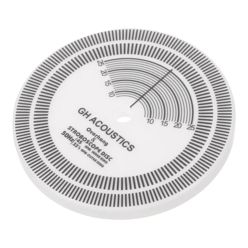 CJSD-Reliable Turntables Strobe Disc Stroboscope Mat Tests Rotational Speed Detection Vinyl Recording Speed Measuring Disc Durab