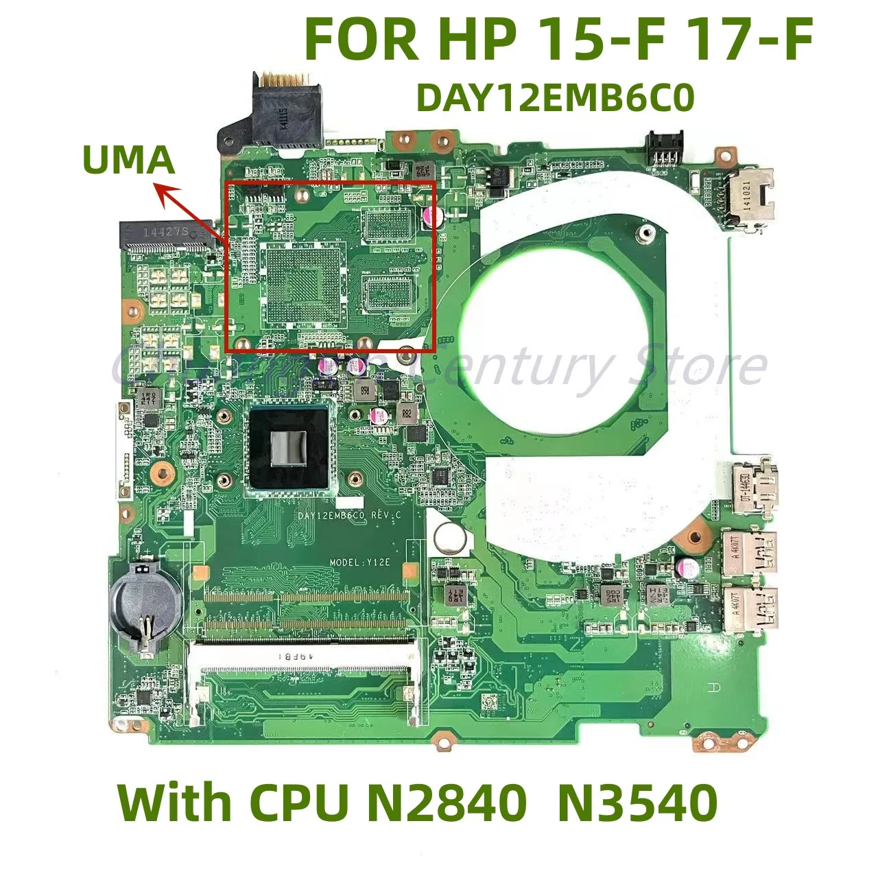 

DAY12EMB6C0 For HP 15-W 17-F notebook computer motherboard WITH CPU: N2840 N3540 UMA 100% test OK shi