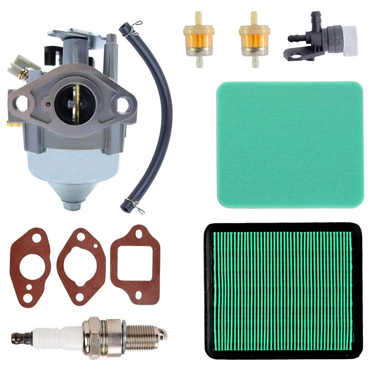 

16100-Z9L-811 Carburetor (BB76J A) with Air Filter Kit Compatible with for Honda GCV170LA HRN216 HRX217 Models