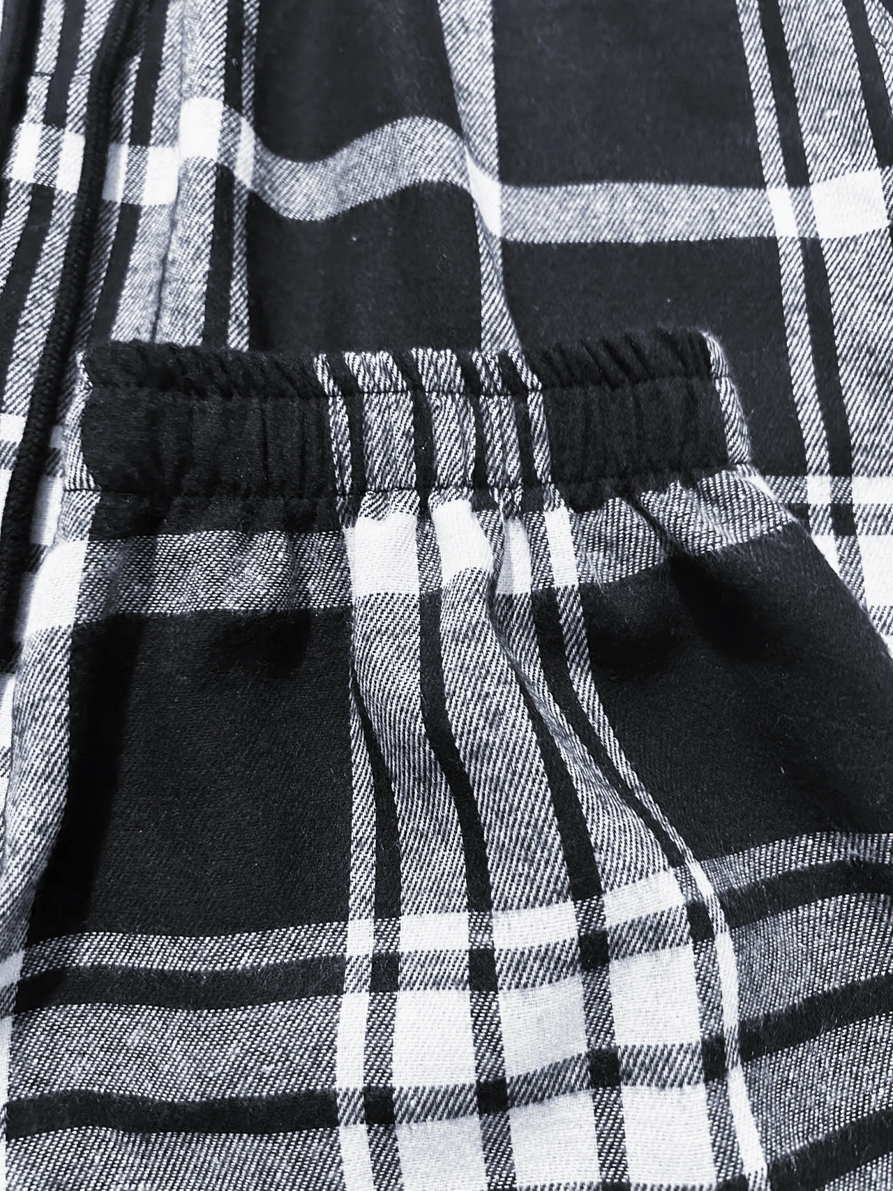 Men's Plaid Print Cuffed Casual Trousers Comfortable Sleepwear Pajamas Pants for Relaxed Style