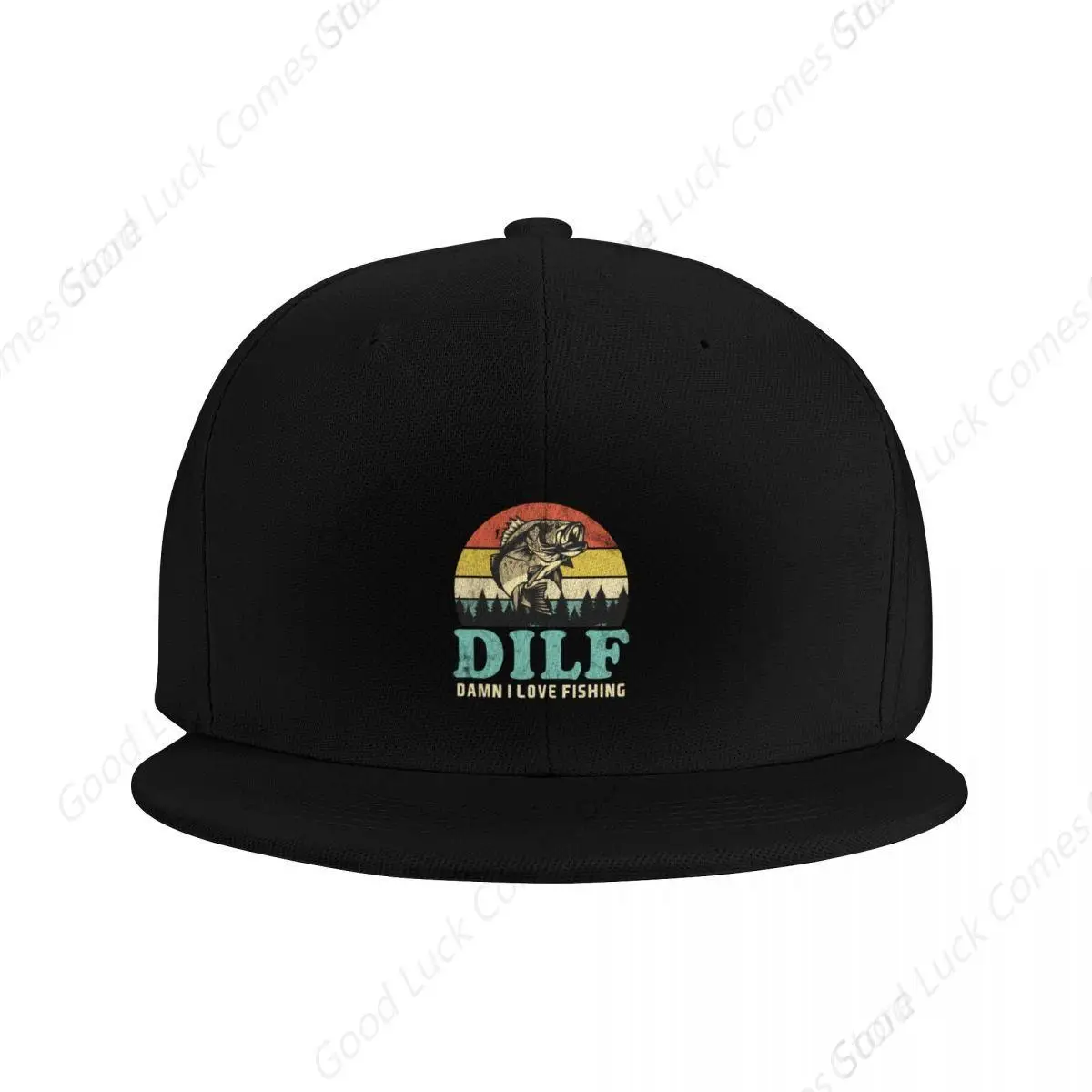 DILF - Damn I Love Fishing Baseball Cap Hood Military Tactical Cap Sunscreen Girl Men's