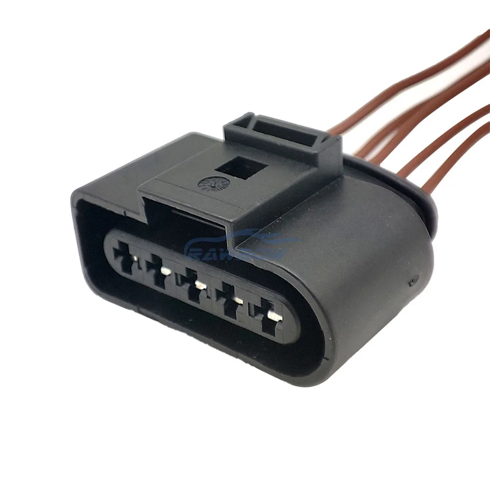 

1/5/10 Set For 1J0973725 5 Pin Auto lgnition Coil Plug Sensor Connector for Audi Volkwagen 4D0973725 0090-547