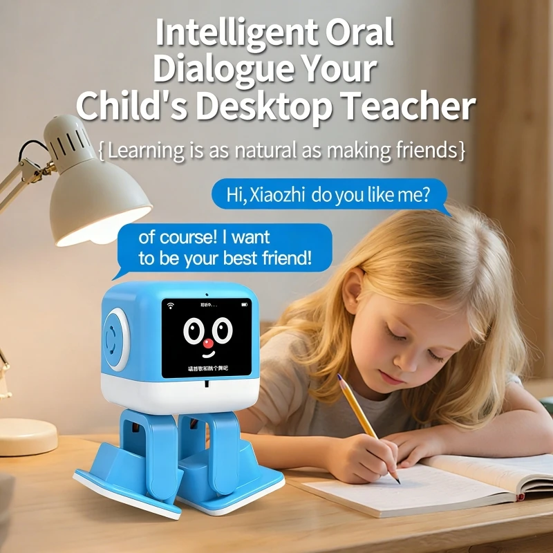 AI Smart Interactive Robot Toy Speech Recognition Touch Interactive Chat Deepseek Learning Intelligent Early Education Robot