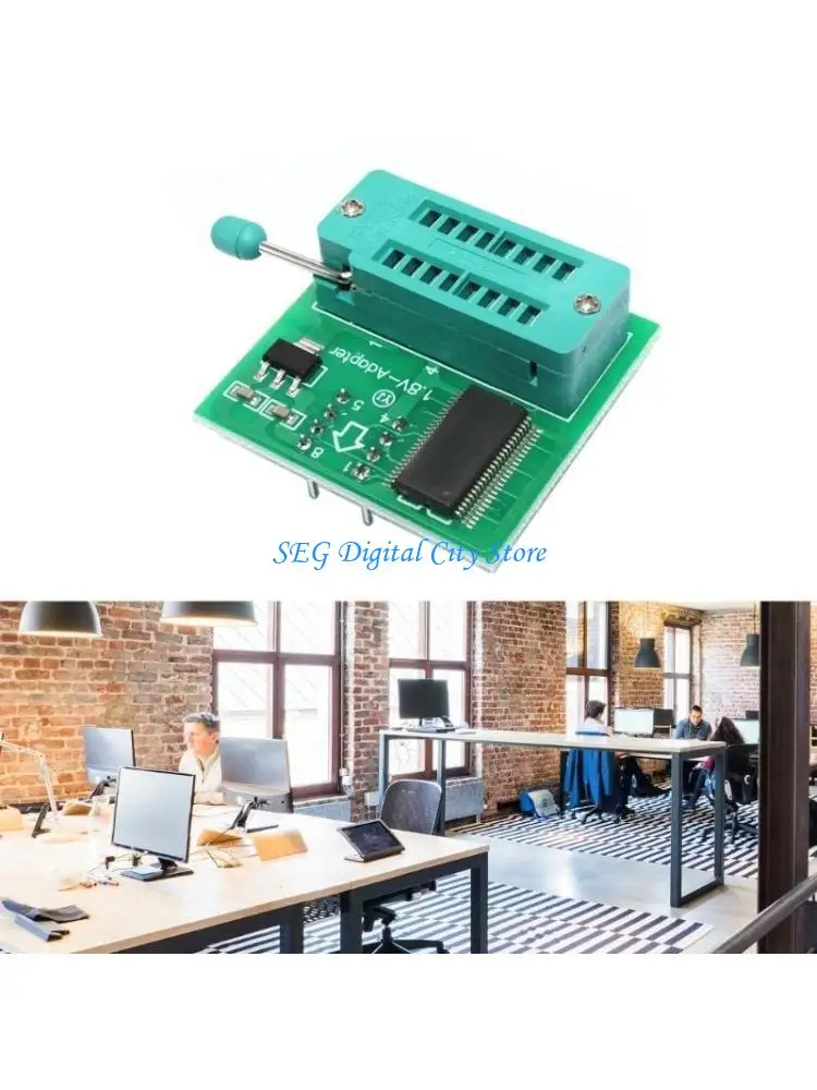 

U75B 1.8V Block Block SPI Flash SOP8 DIP8 Плата таблицы таблицы конверсии MX25 W25 Адаптер