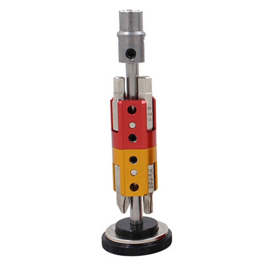 

T34C Aluminum Bike Bicycle Repair Tool Set Multi Portable Kit Hexagon Screwdriver T25 Wrench Set Chain Rivet Mountain
