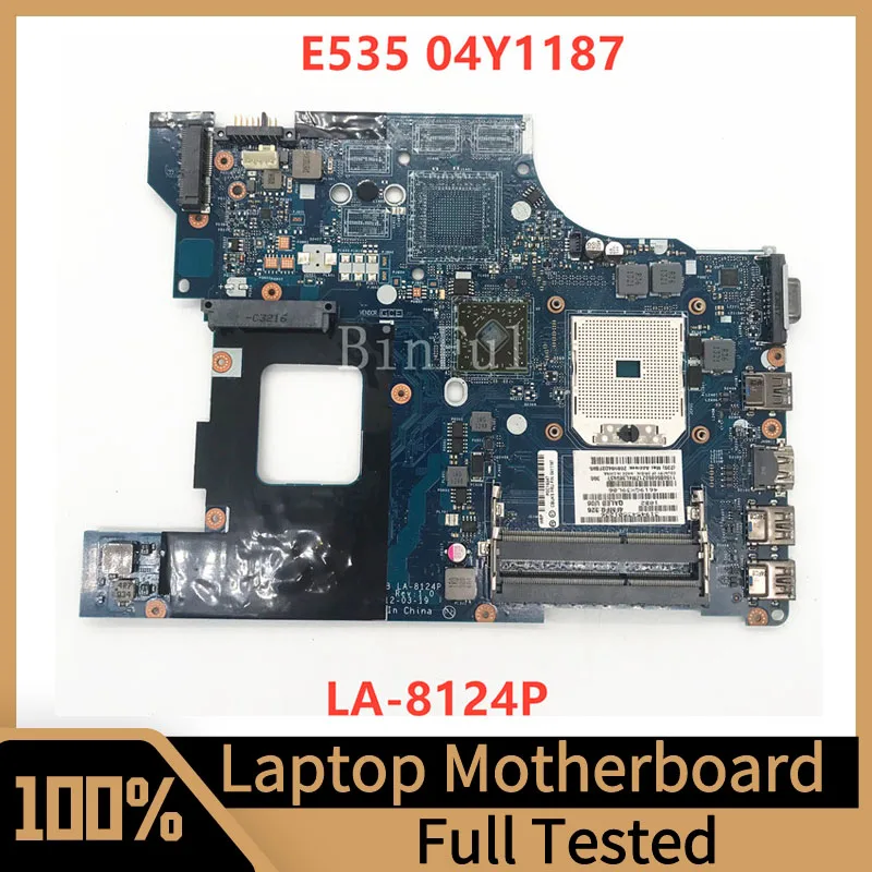 QALEB LA-8124P Mainboard For Lenovo ThinkPad E535 Laptop Motherboard P/N:04Y1187 218-0755097 100% Full Tested Working Well