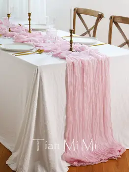 8 best sales Cheesecloth table runner - №7