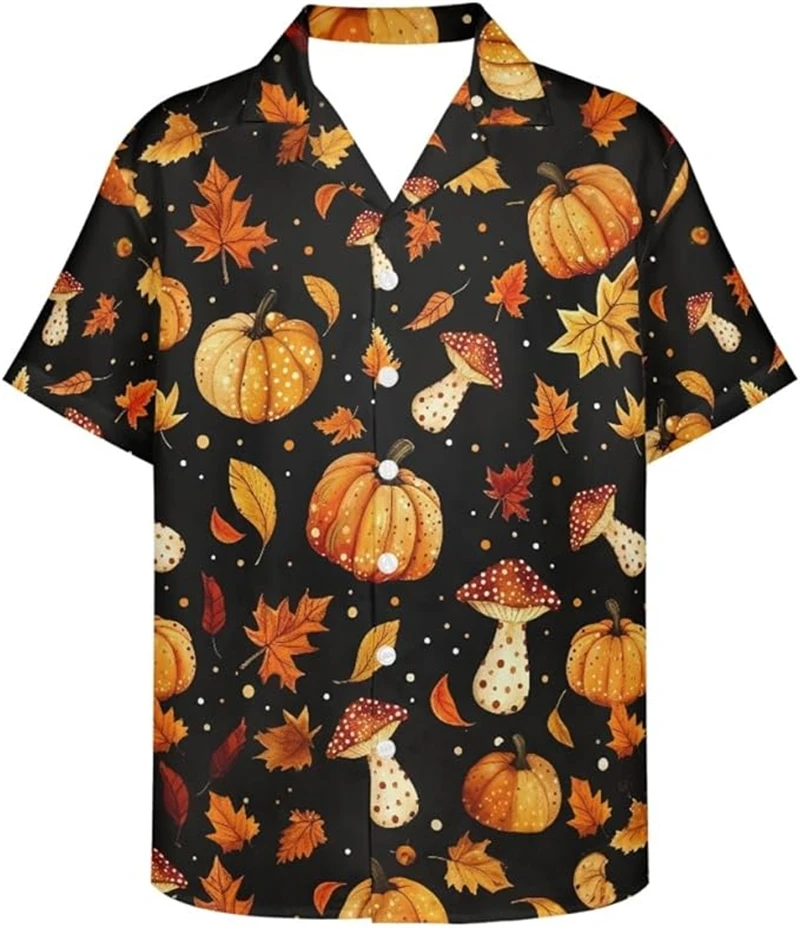 

Мужские рубашки с 3d принтом цветочного черепа, летняя гавайская пляжная рубашка, воротник с лацканами, короткие рукава, блузка на пуговицах, верхняя мужская одежда