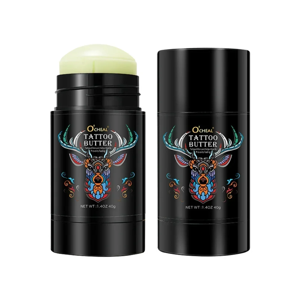 Tattoo Care Balm Stick Tattoo Enhance Cream Rendering Moisturizing Nourish Brighten Soothing Rotating Type Tattoo Care Products