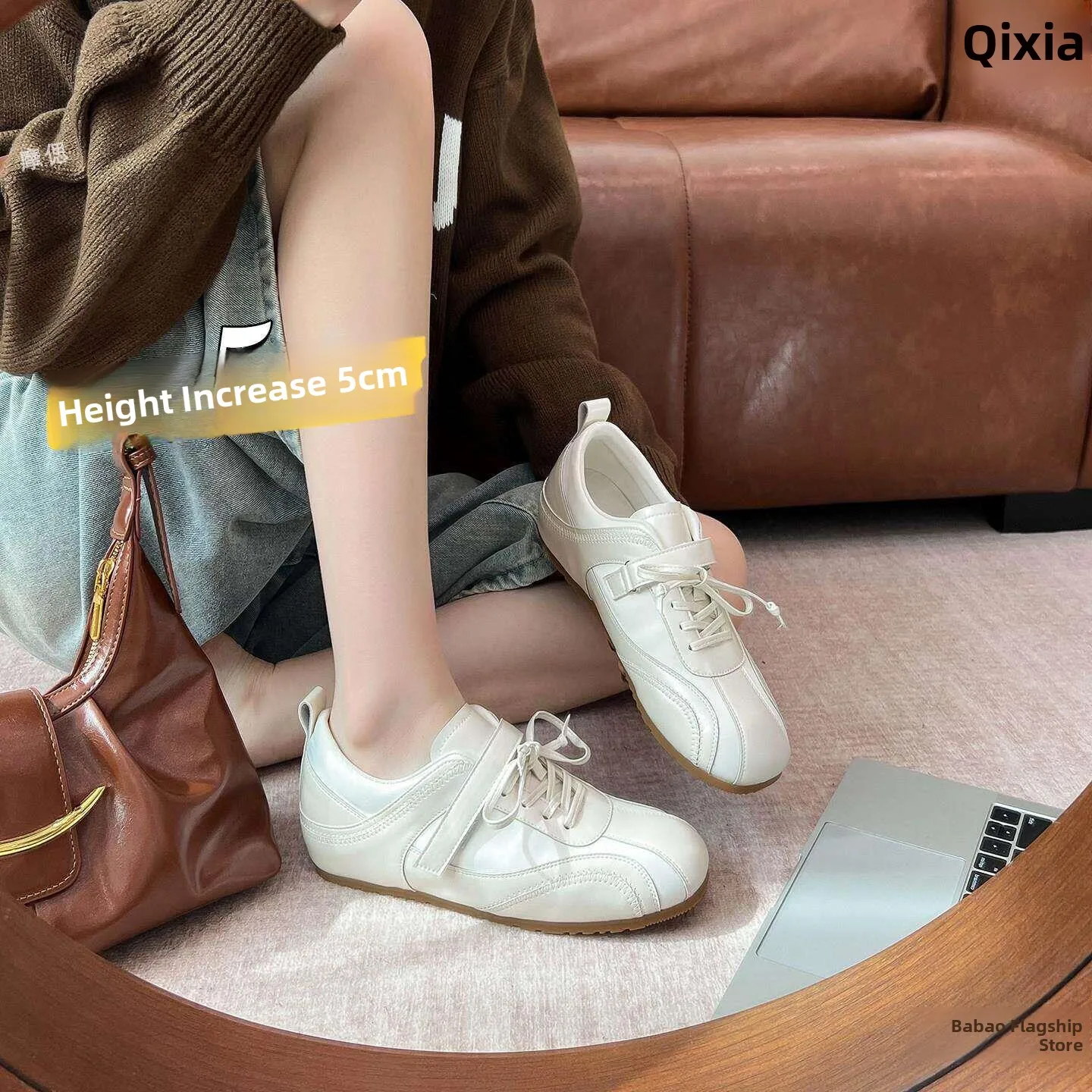 ballet-style-casual-deqin-shoes-women's-silver-color-versatile-spring-summer-flat-shoes-round-toe-inner-heightening-casual-bo