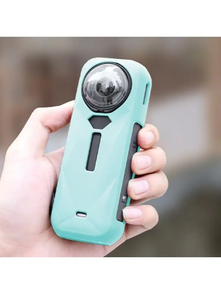 31BA Protective Silicone Case Skin For X5 Cameras Shell Resistant To Impacts Scratches Simple Maintenance For Adventure